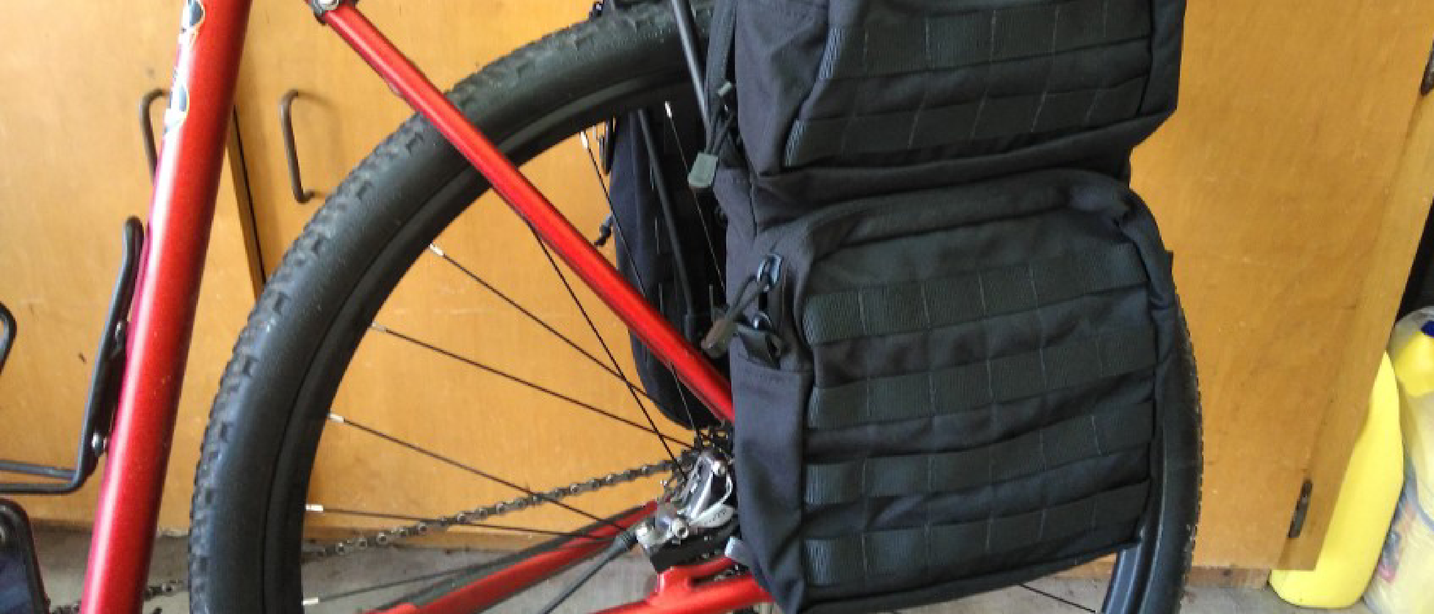 Turning Tactical Bags into Bicycle Panniers